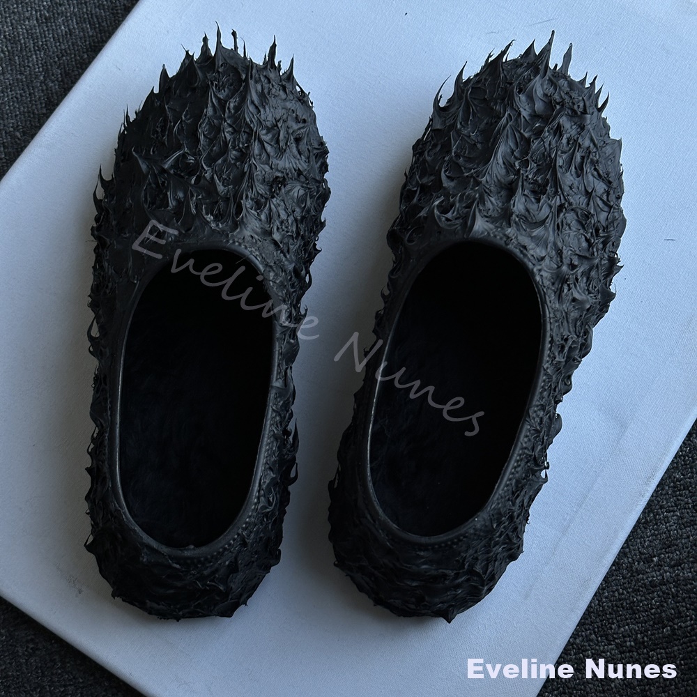 Unique Leather Work - Scarpe Casual da Uomo con Plateau