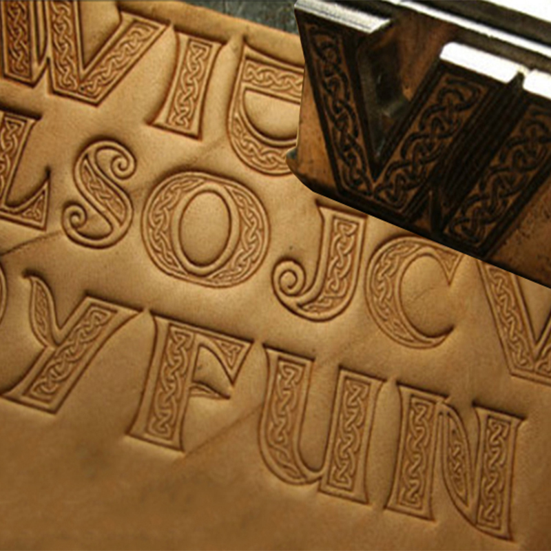 Unique Leather Work - Set completo di 26 stampi per
