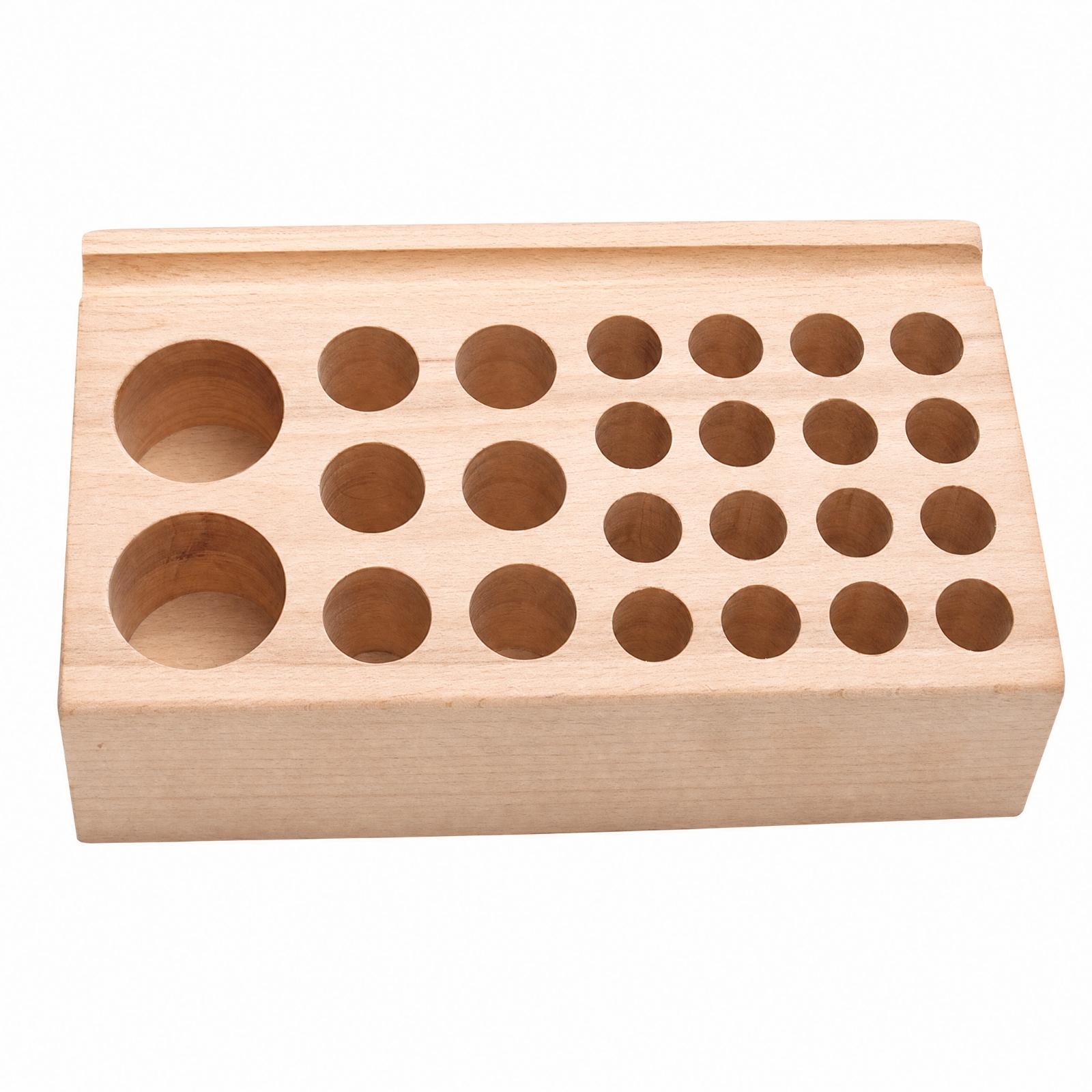 Leatherwork Hobby - Porta punzoni in legno massello per