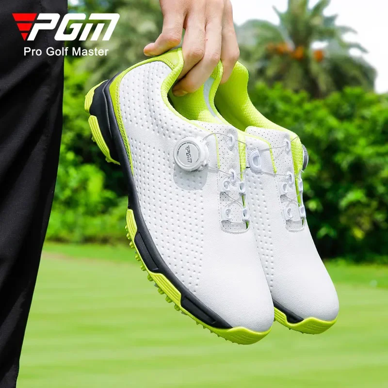 Leatherwork Clamp - Scarpe da golf PGM traspiranti con