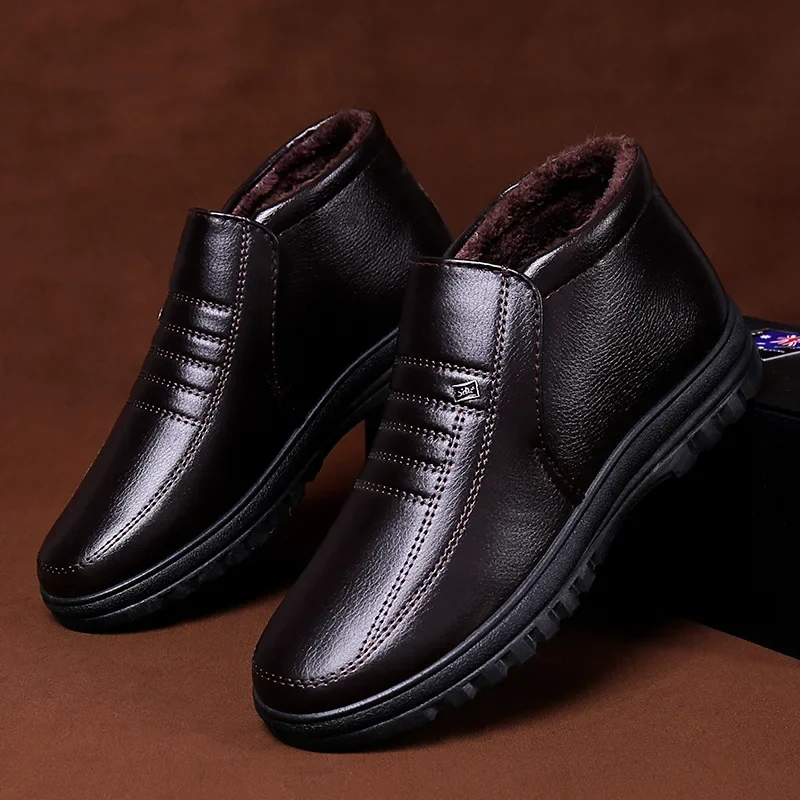 Stivali da uomo taglie forti S - Leather Work Flats recensione e prezzo