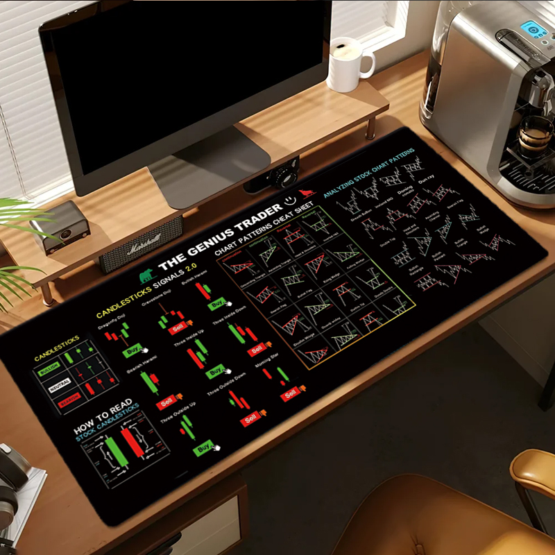 EXCO Stock Market Trader Tappe - Leatherwork Table recensione e prezzo