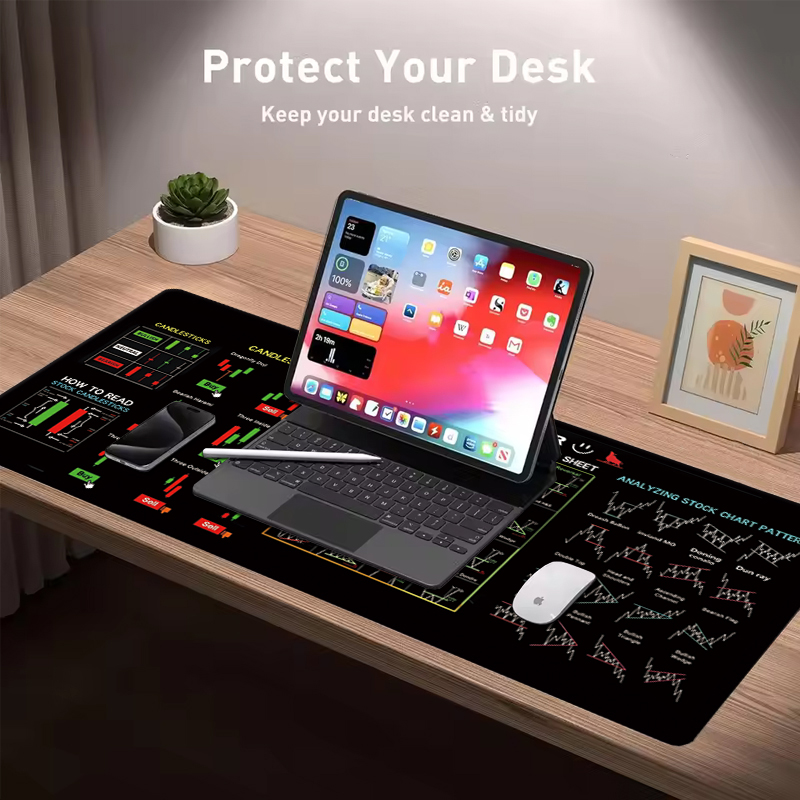 EXCO Stock Market Trader Tappe - Leatherwork Table recensione e prezzo
