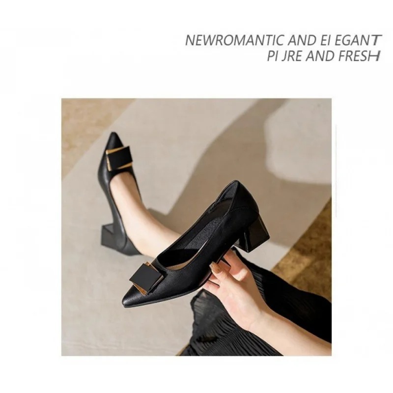 Nuove Scarpe con Tacco Grosso  - Leatherwork In French recensione e prezzo
