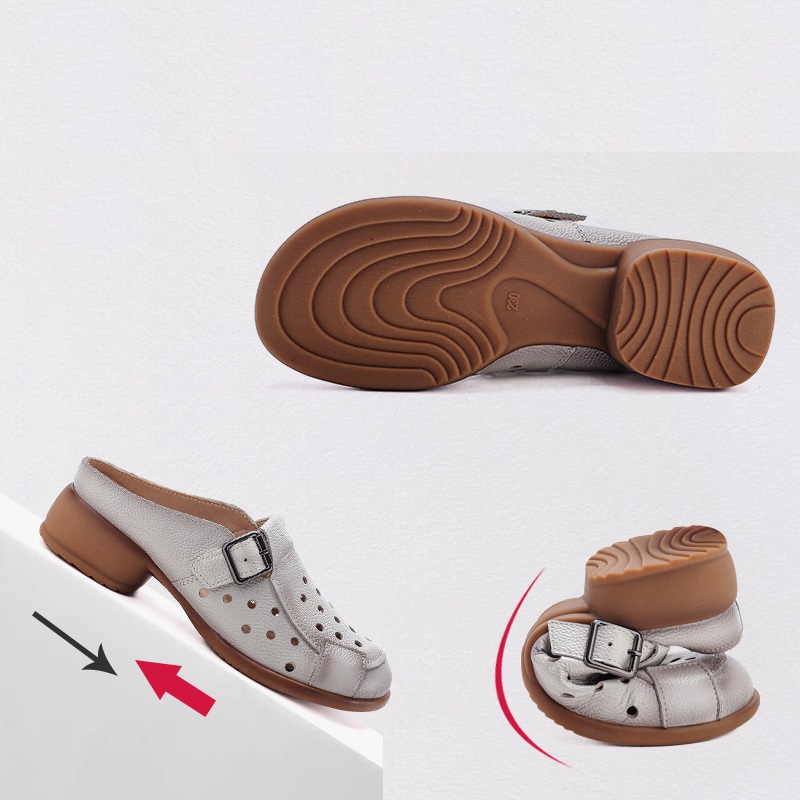 Nuovi Sandali Donna in Pelle B - Leather Work Flats recensione e prezzo