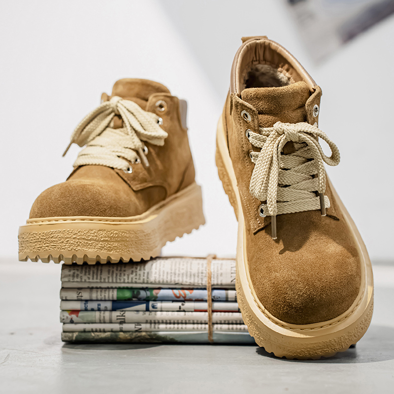 Stivali da uomo in pelle scamo - Leather Work Flats recensione e prezzo