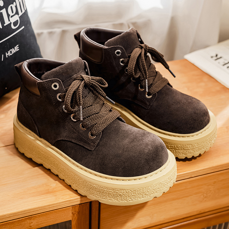 Stivali da uomo in pelle scamo - Leather Work Flats recensione e prezzo